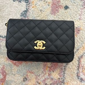 Black crossbody bag